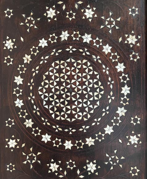 Rosewood cabinet with bone and light-wood marquetry Rosewood cabinet with bone and light-wood marquetry-5