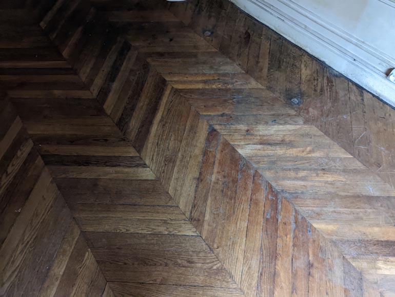 12 m² lot of herringbone parquet-2