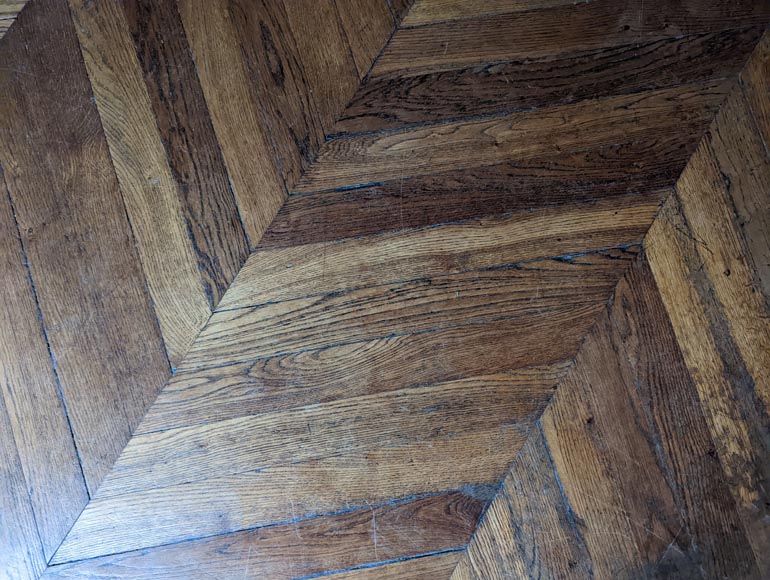 12 m² lot of herringbone parquet-4