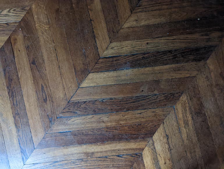 12 m² lot of herringbone parquet-5