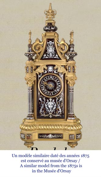 Paul SOYER, Renaissance-Style Clock Set, circa 1875-1