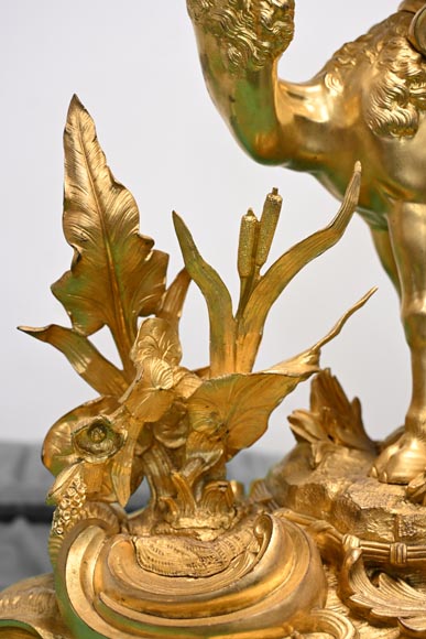 Rococo-style dromedary clock-7