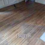 Lot of 12 m² linear parquet