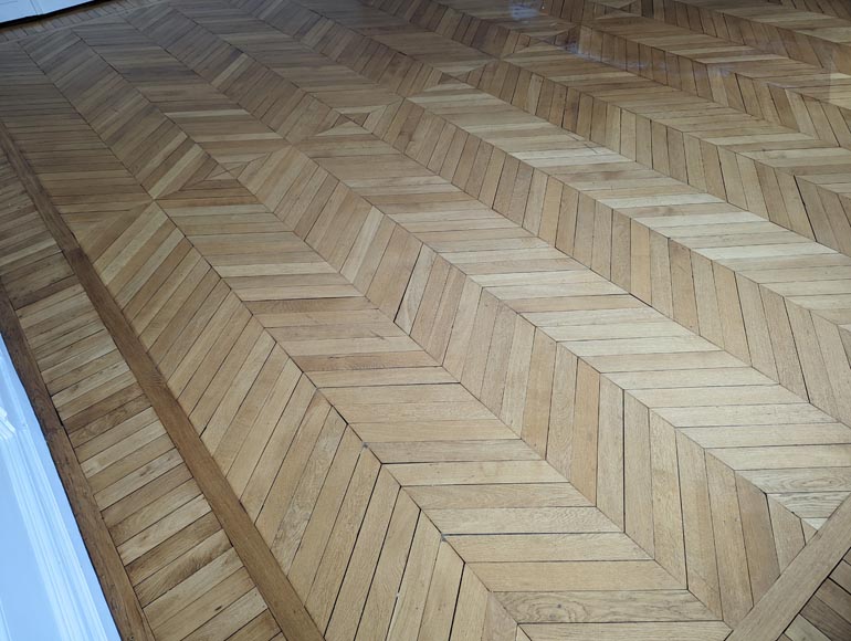 12 m² lot of herringbone parquet flooring-2