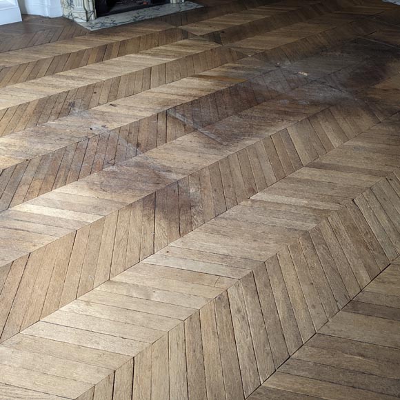 27 m² lot of herringbone parquet-0