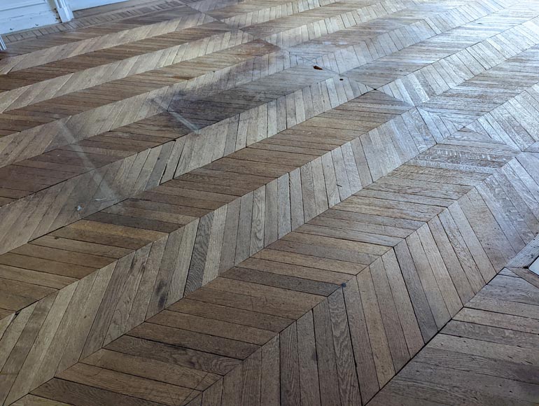 27 m² lot of herringbone parquet-1