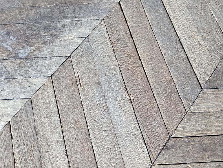 27 m² lot of herringbone parquet-4