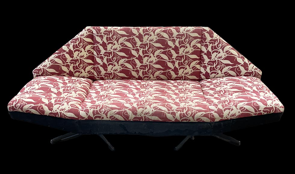 SCHMIEDER – “Brasilia” Seating Set: Sofa and Pair of Armchairs, Sweden, 1960-1