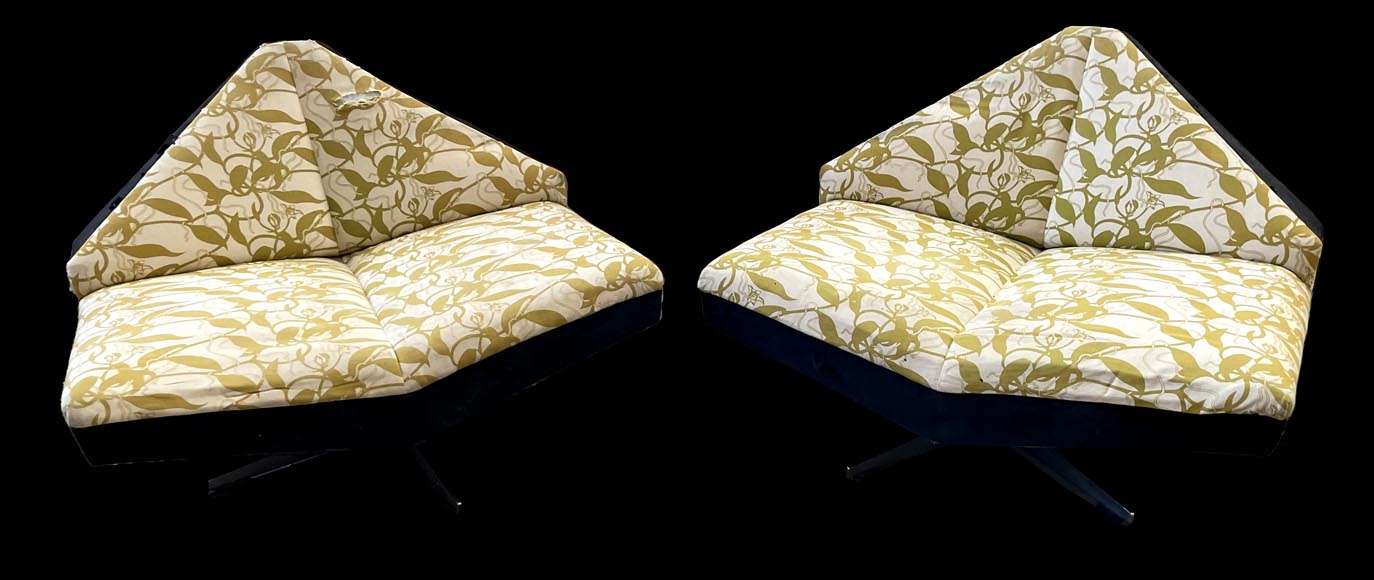 SCHMIEDER – “Brasilia” Seating Set: Sofa and Pair of Armchairs, Sweden, 1960-3