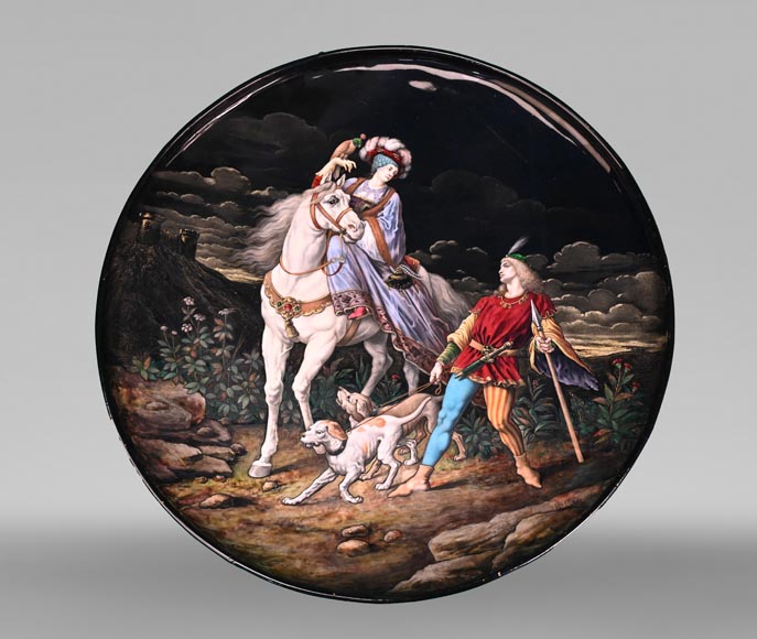 Théophile SOYER, Renaissance-Style Ornamental Dish, 1880-0