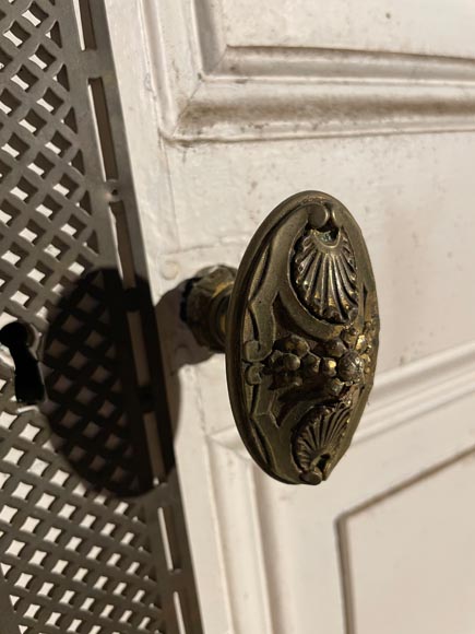 Large moulded double door with gilded Napoleon III lock-11