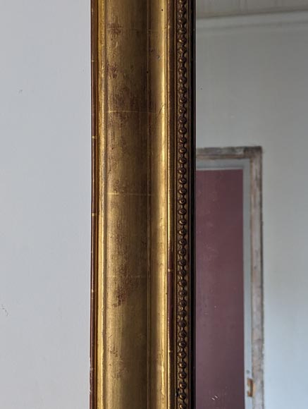 Louis Philippe-style gilded trumeau with rounded corners-2