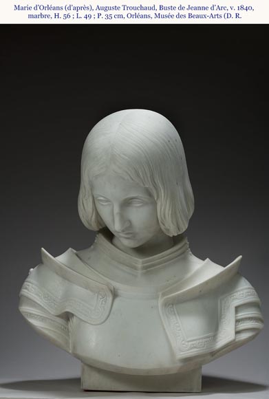 Marie d'ORLÉANS (after), Statue of Joan of Arc in cast iron, after 1837-13