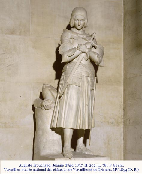 Marie d'ORLÉANS (after), Statue of Joan of Arc in cast iron, after 1837-16