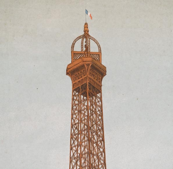 Louis TAUZIN, CHAMPENOIS et Cie, The Eiffel Tower, circa 1889-1