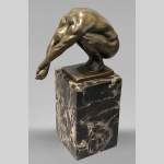 LOPEZ MILO - Diver, bronze sculpture