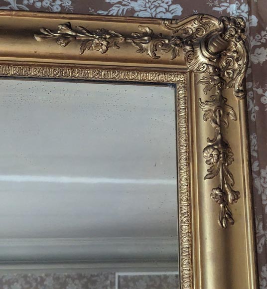 Napoleon III-style gilded trumeau-2