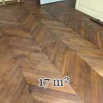 17 m² parquet floor in Hungarian stitch