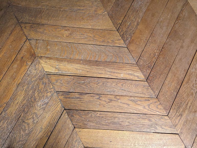 18 m² lot of Point de Hongrie parquet flooring-6