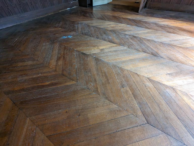 18 m² lot of Point de Hongrie parquet flooring-3