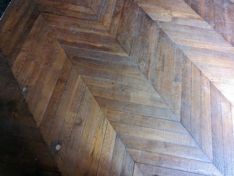 18 m² lot of Point de Hongrie parquet flooring-4