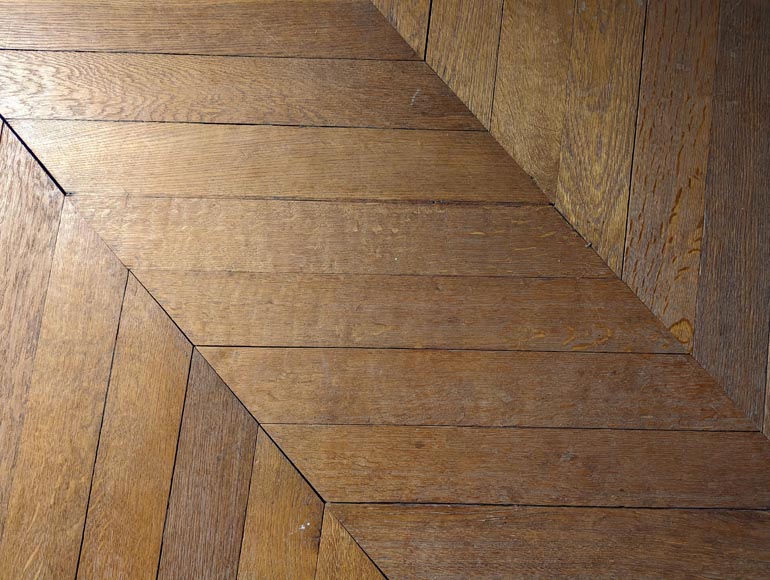 14 m² lot of Point de Hongrie parquet flooring-7