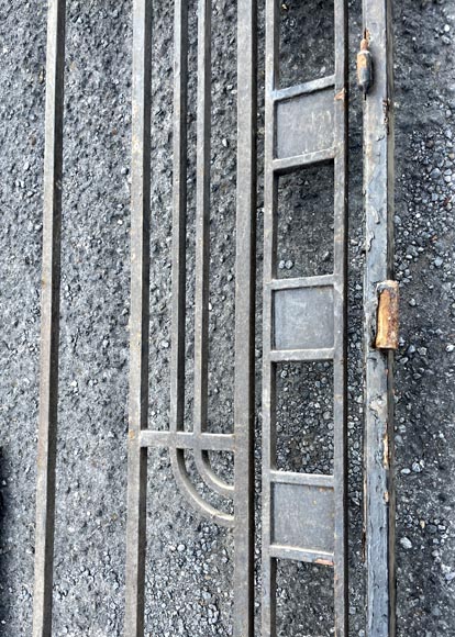 Double Cast Iron Gate – Art Deco Style Double Cast Iron Gate – Art Deco Style-6