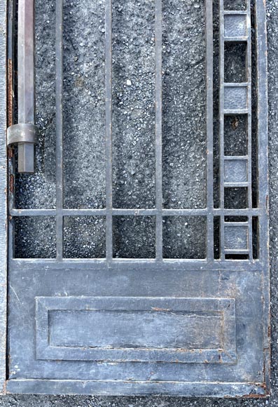 Double Cast Iron Gate – Art Deco Style Double Cast Iron Gate – Art Deco Style-8