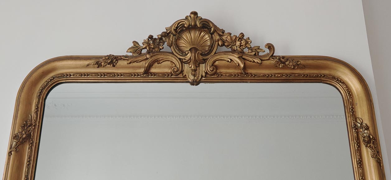 Trumeau de style Louis XV, bronzine-1