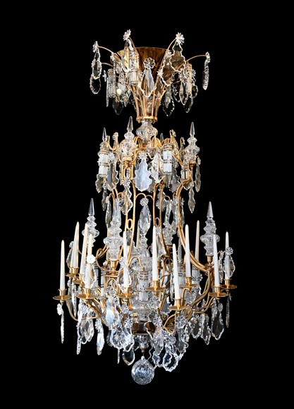 Twenty-Four-Arm Chandelier Based on Château de Versailles Chandeliers, 20th century-0