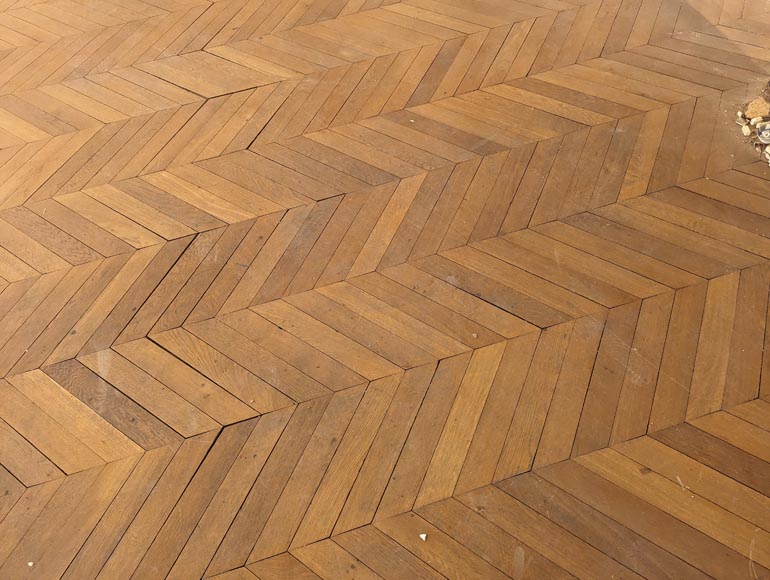 Approx. 28 m² of linear parquet flooring-3