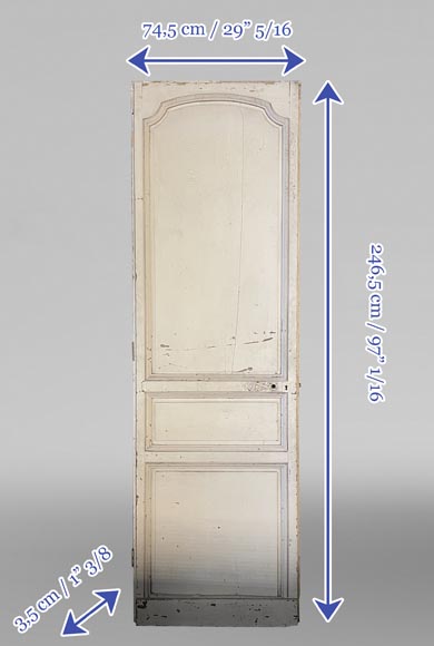 Moulded painted wood door-5