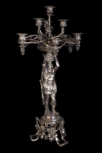 CAILAR, BAYARD & CIE – Table centerpiece featuring Native Americans CAILAR, BAYARD & CIE – Table centerpiece featuring Native Americans-14