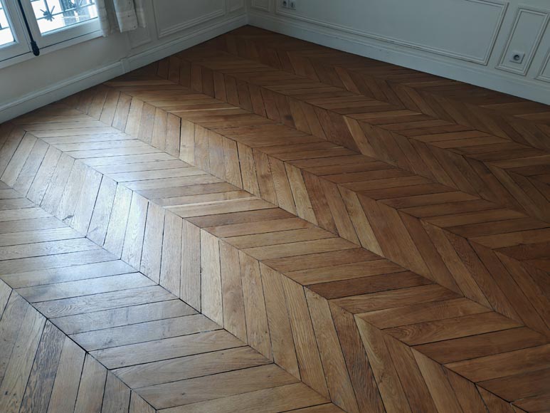 9 m² lot of Hungarian point wood flooring-1