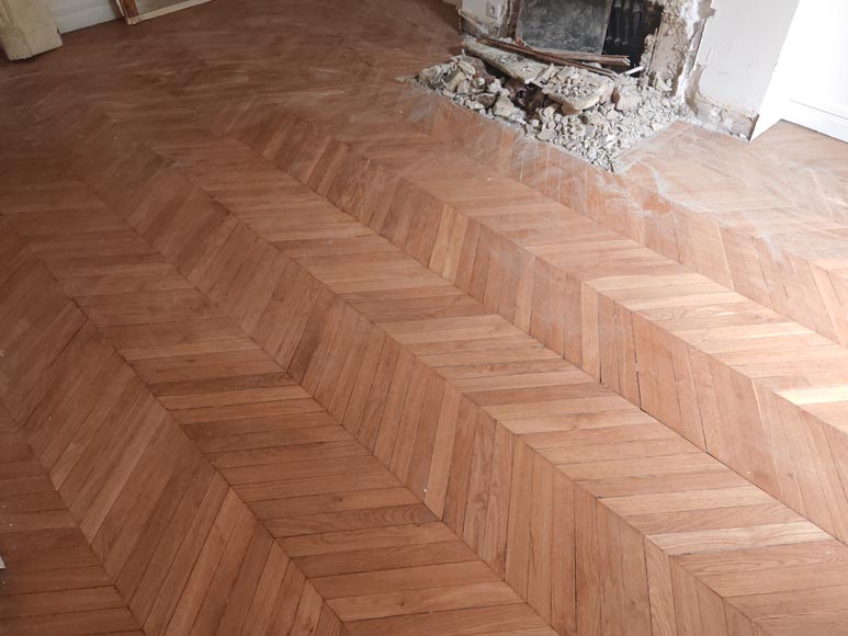 23 m² lot of Hungarian point wood flooring-8