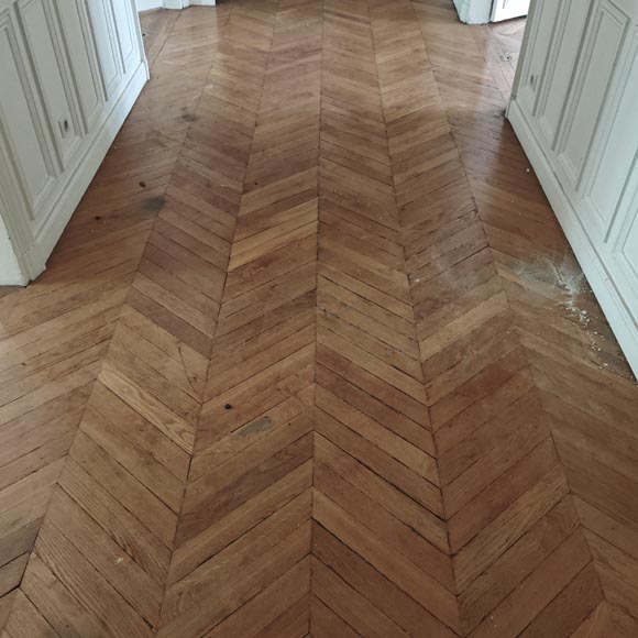 12 m² lot of Hungarian point wood flooring-0