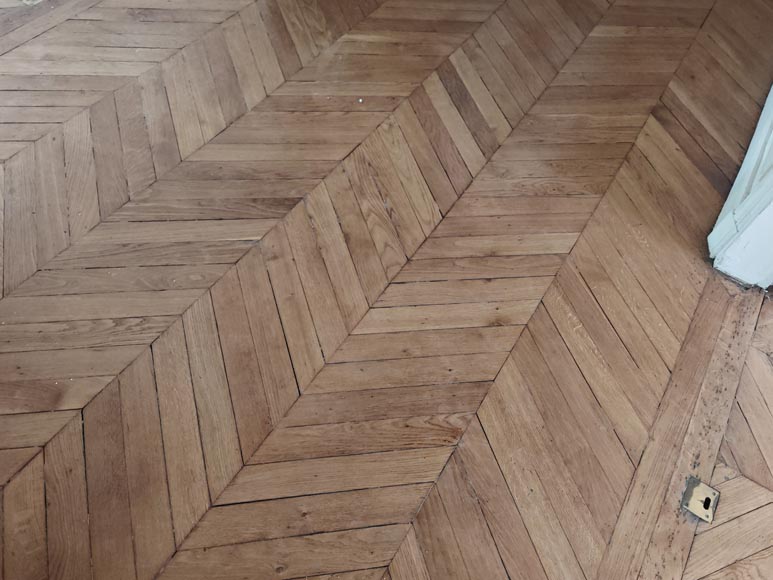 12 m² lot of Hungarian point wood flooring-3