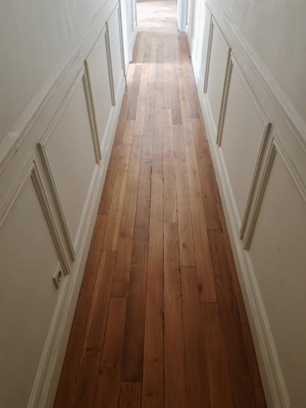 Lot of approximately 7 m² of linear parquet flooring-1