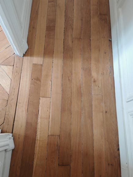 Lot of approximately 7 m² of linear parquet flooring-4