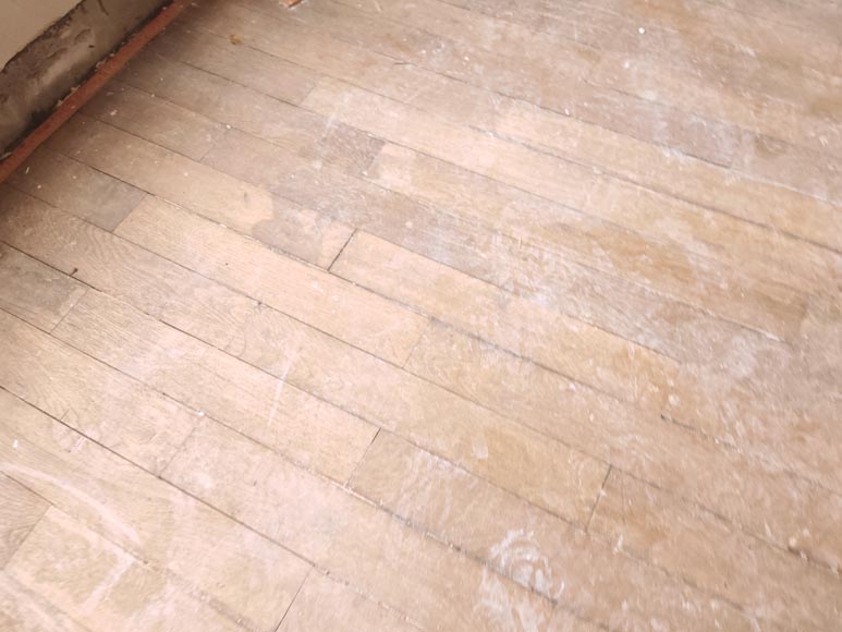 Lot of approximately 10 m² of linear parquet flooring-4