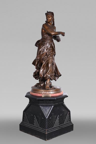 Alexandre FALGUIÈRE (sculptor) and Maison MARNYHAC (foundry) : Egyptian Dancer, after 1873-0