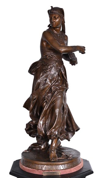 Alexandre FALGUIÈRE (sculptor) and Maison MARNYHAC (foundry) : Egyptian Dancer, after 1873-1