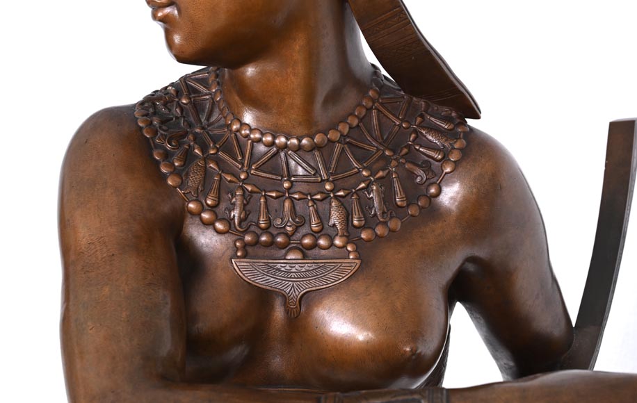 Alexandre FALGUIÈRE (sculptor) and Maison MARNYHAC (foundry) : Egyptian Dancer, after 1873-7