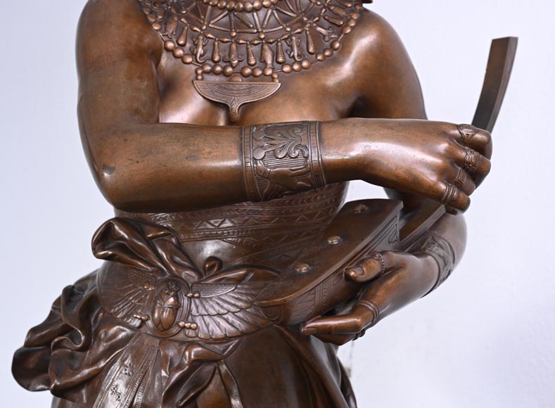 Alexandre FALGUIÈRE (sculptor) and Maison MARNYHAC (foundry) : Egyptian Dancer, after 1873-9