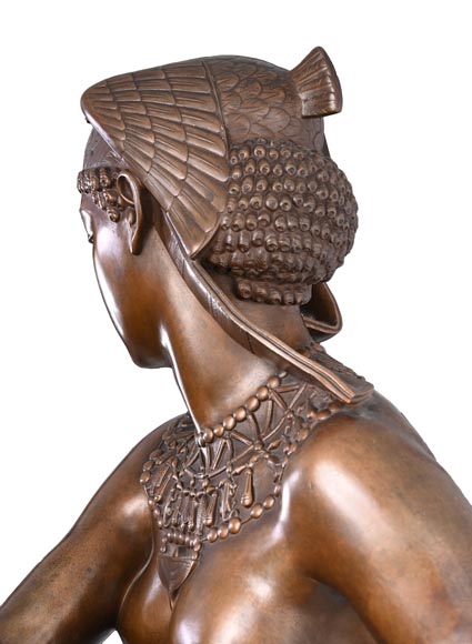 Alexandre FALGUIÈRE (sculptor) and Maison MARNYHAC (foundry) : Egyptian Dancer, after 1873-13