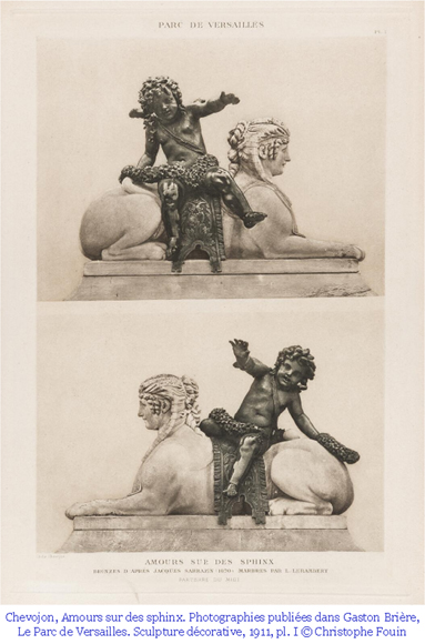 Pair of Sculpted Carrara Marble Sphinxes, 19th Century-17