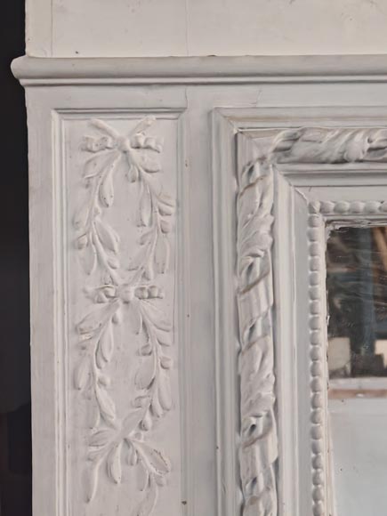 Louis XVI style trumeau with scrolled acanthus leaves-4