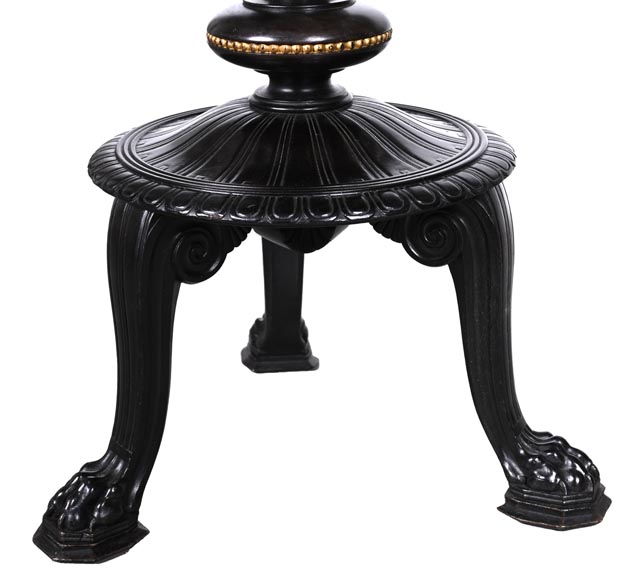 Napoleon III Style Gueridon by Julien-Nicolas RIVART – Floral Marquetry on Marble Top-9