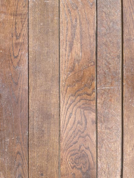 Set of 39 sqm of linear oak parquet flooring, wide planks-2