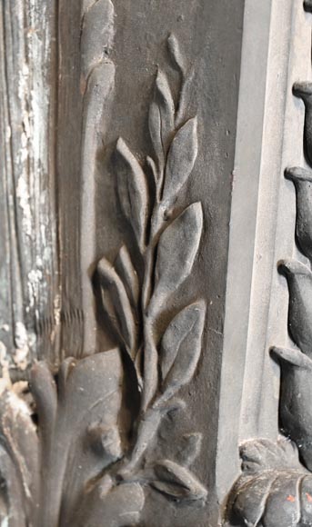 J. SERRE, Pair of bronze caryatids representing Bellona-9